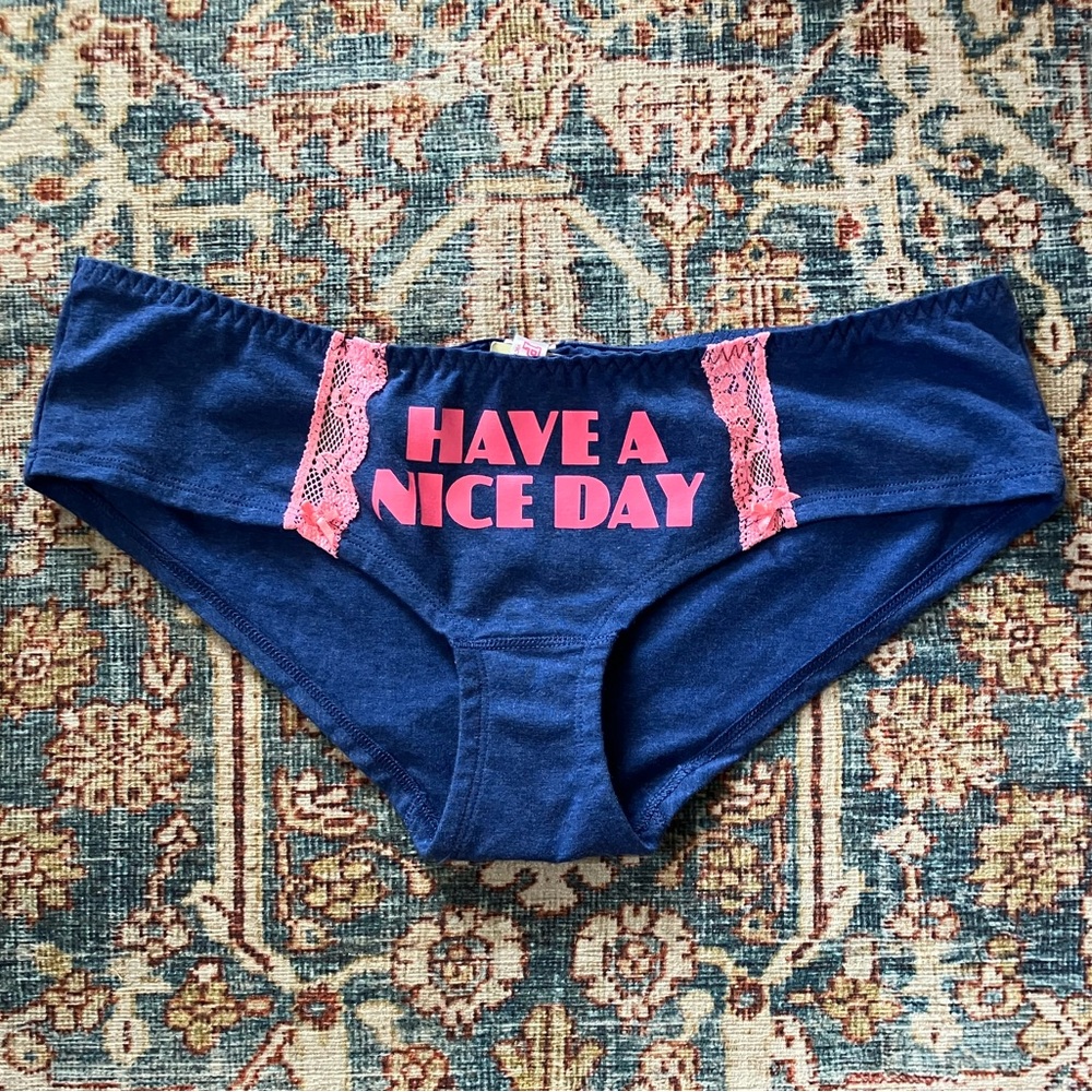 NWT Victoria’s Secret Blue Panty